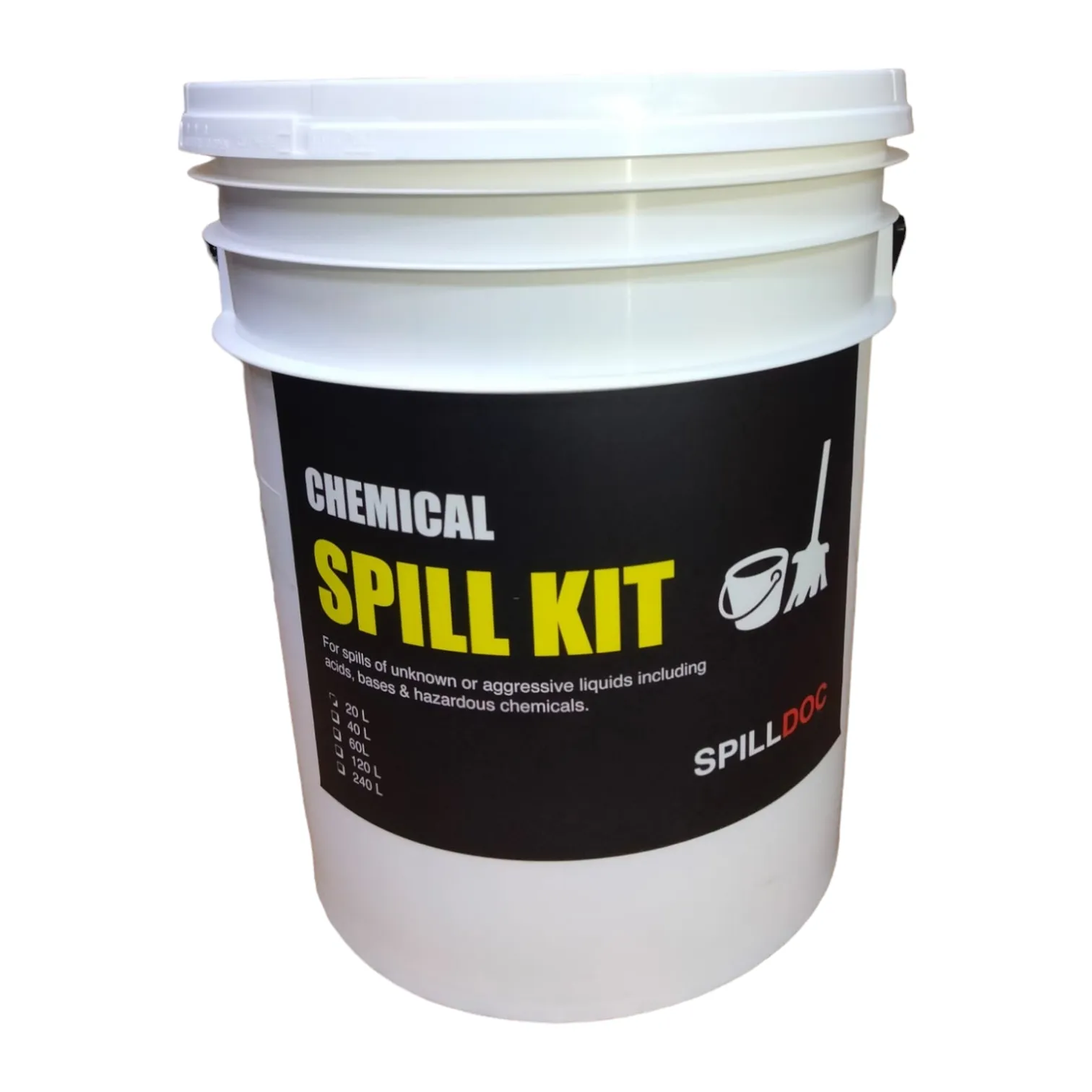 Spilldoc 20 Litre Chemical Spill Kit Bucket