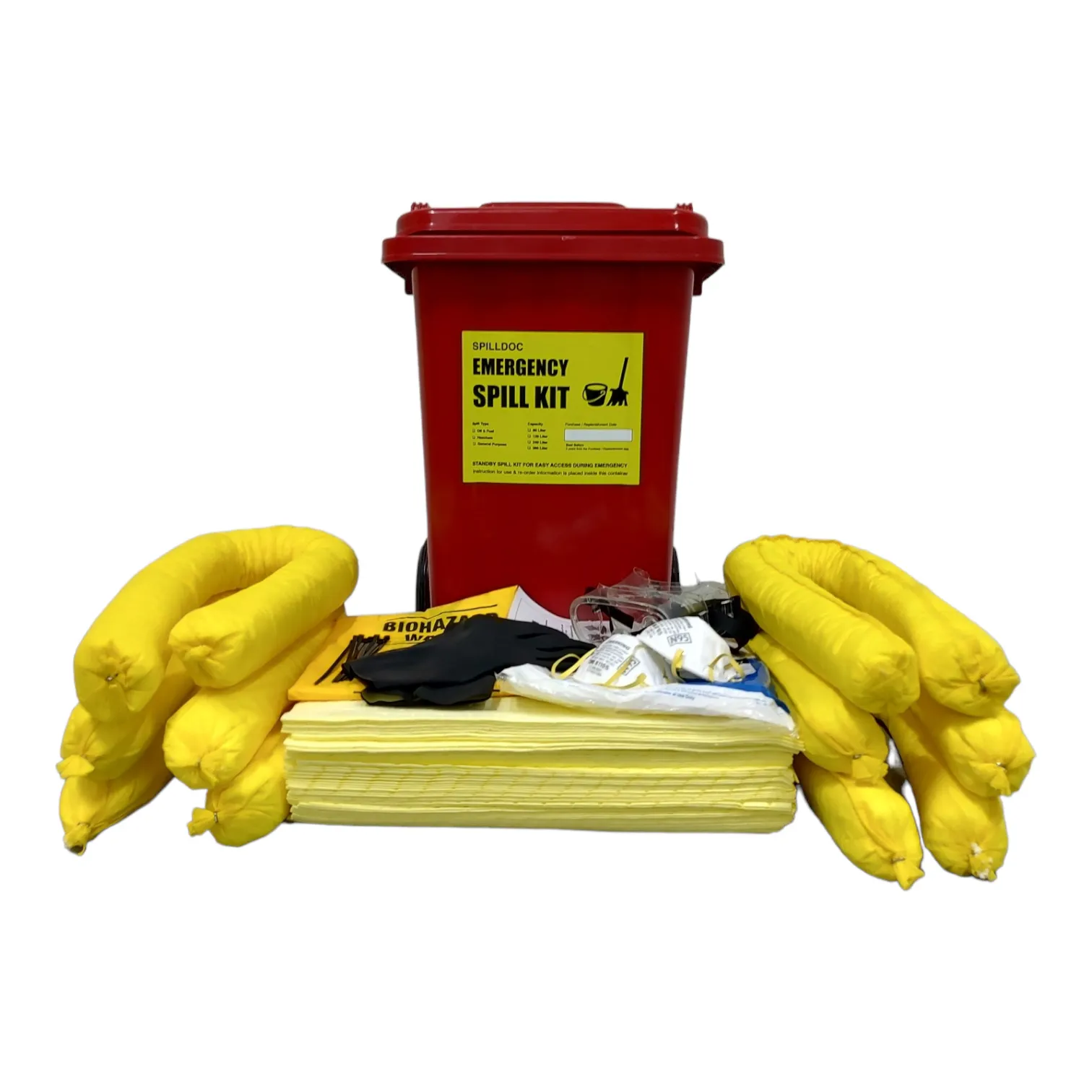 Spilldoc 80 Litre Chemical Spill Kit SD80LCSK