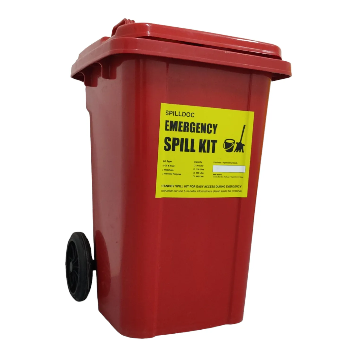 Spilldoc 80 Litre Chemical Spill Kit SD80LCSK