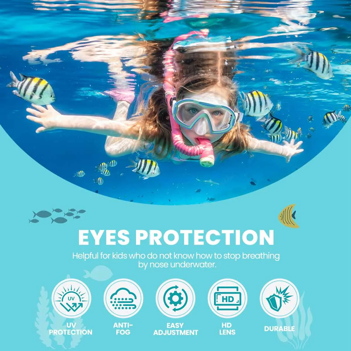 Stingray Kids Swim Goggles