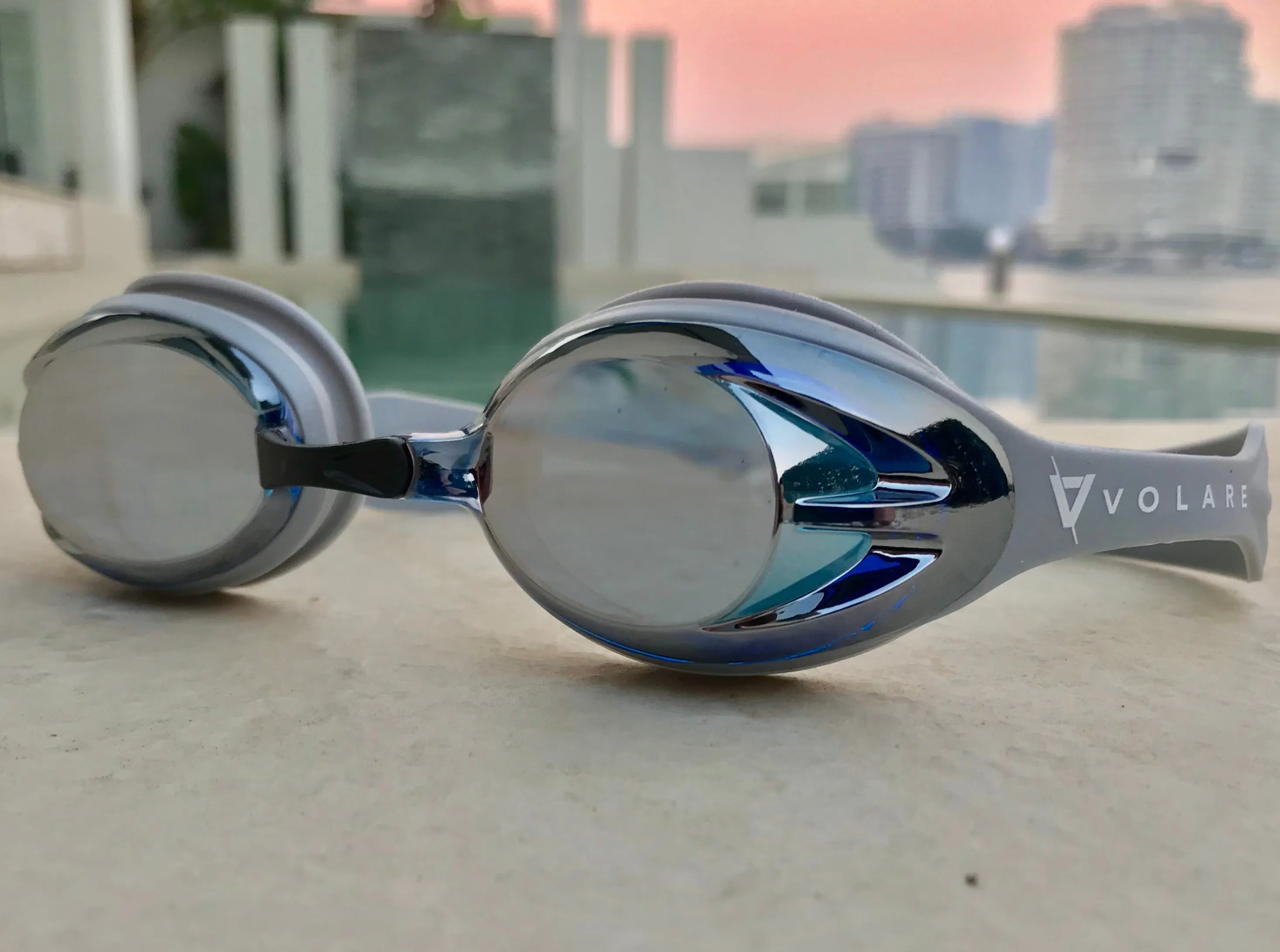 Volare Kirra Socket Goggles - Silver / Silver Mirror Lens