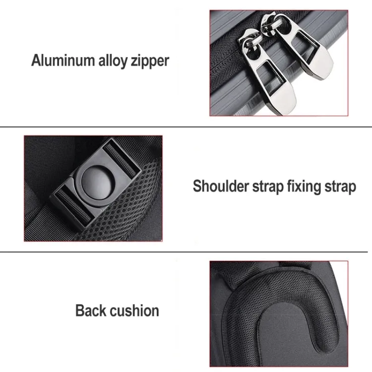 Waterproof Backpack Shoulders Turtle Hard Case Storage Box Outdoor Travel Bag for DJI FPV(Dark Gray)