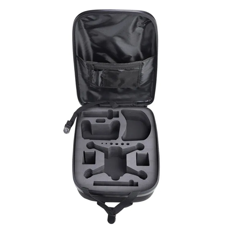 Waterproof Backpack Shoulders Turtle Hard Case Storage Box Outdoor Travel Bag for DJI FPV(Metallic Grey)